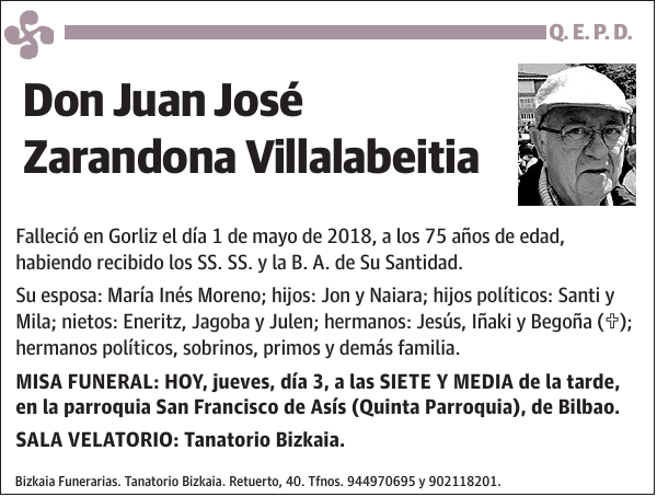 Juan José Zarandona Villalabeitia