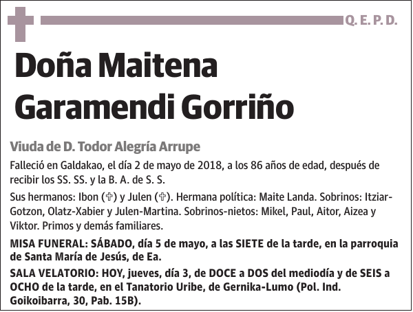 Maitena Garamendi Gorriño