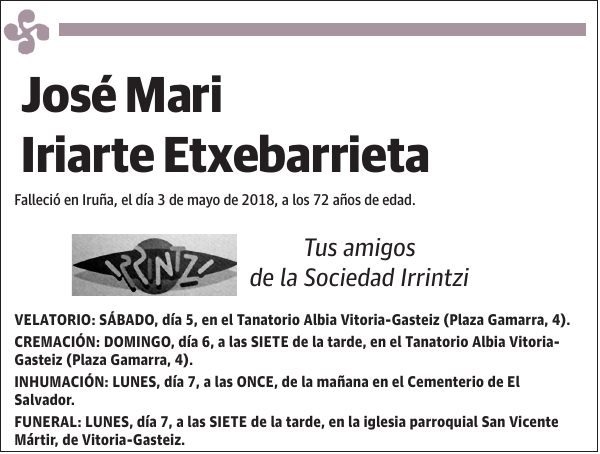 Jose Mari Iriarte Etxebarrieta