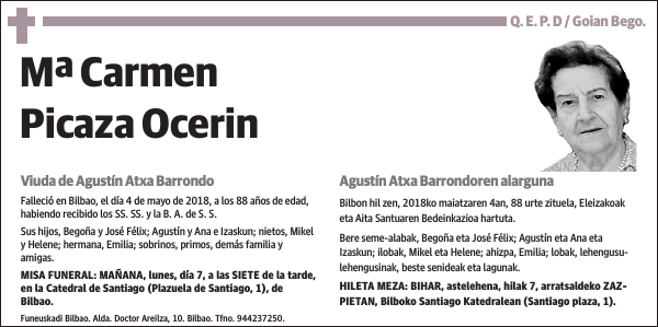 Mª Carmen Picaza Ocerin