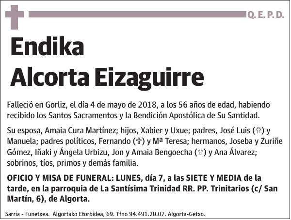 Endika Alcorta Eizaguirre