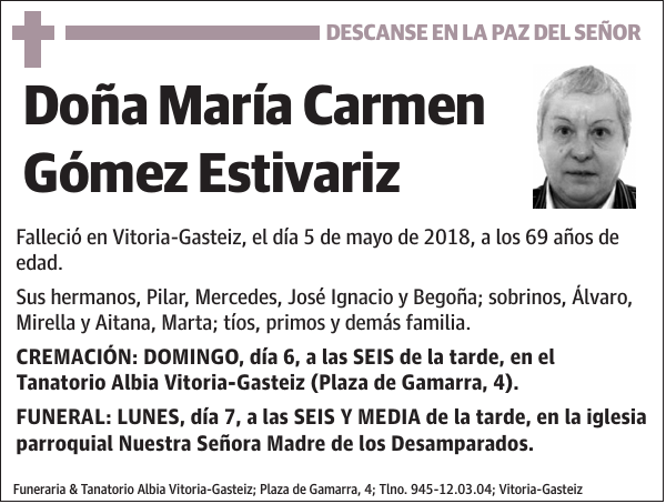 María Carmen Gómez Estivariz