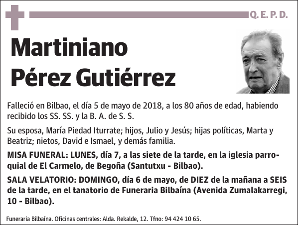 Martiniano Pérez Gutiérrez