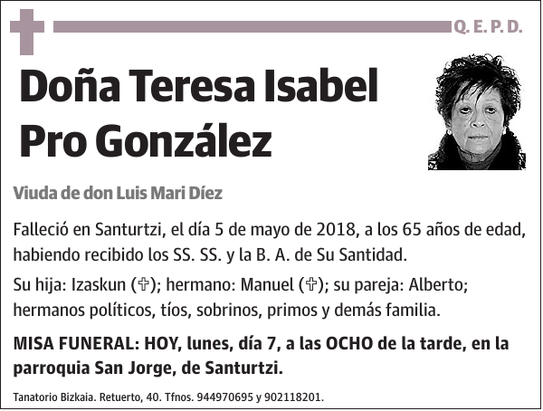 Teresa Isabel Pro González