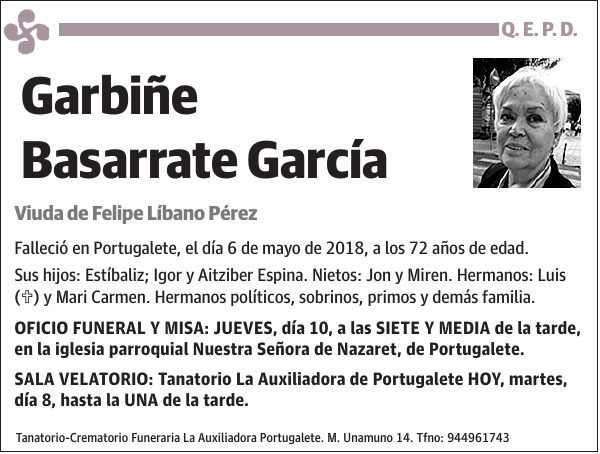 Garbiñe Basarrate García