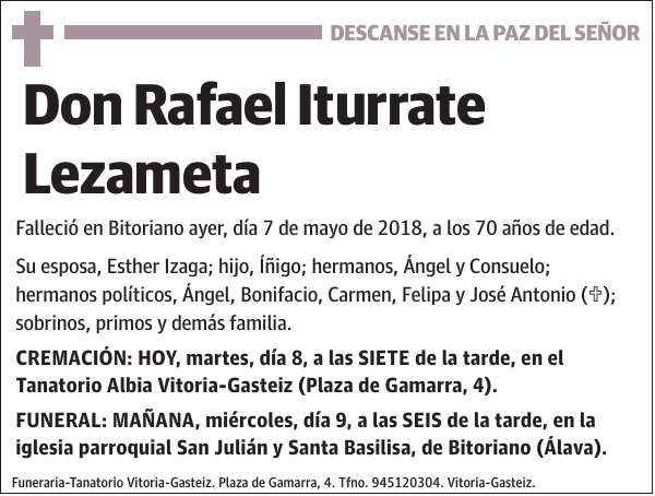 Rafael Iturrate Lezameta