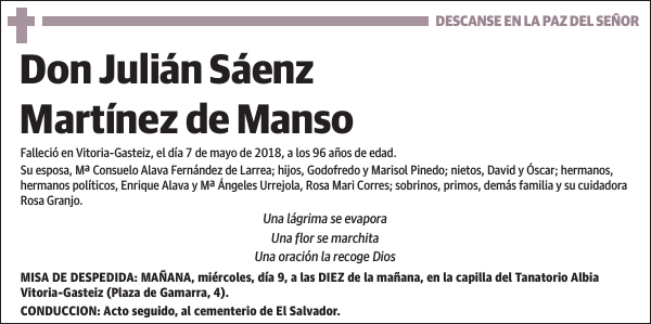 Julián Sáenz Martínez de Manso