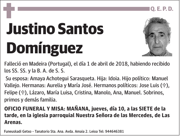 Justino Santos Domínguez