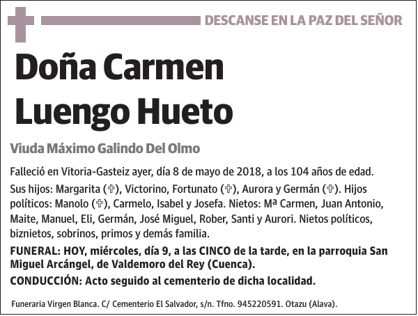 Carmen Luengo Hueto