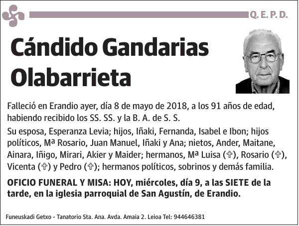 Cándido Gandarias Olabarrieta