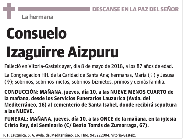 Consuelo Izaguirre Aizpuru