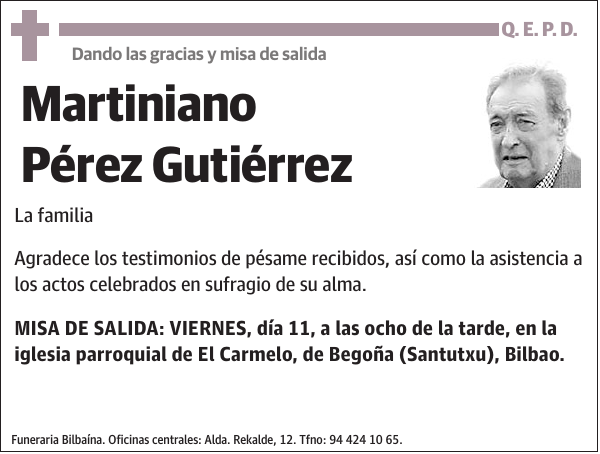 Martiniano Pérez Gutiérrez