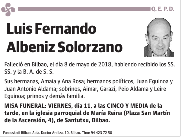 Luis Fernando Albeniz Solorzano