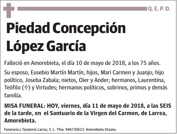 Piedad Concepción López García