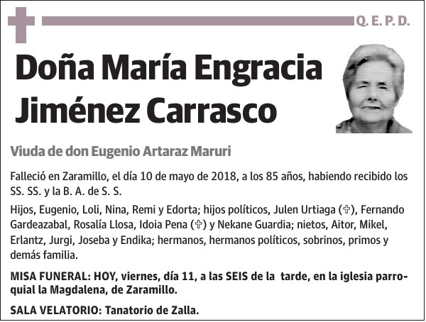 María Engracia Jiménez Carrasco