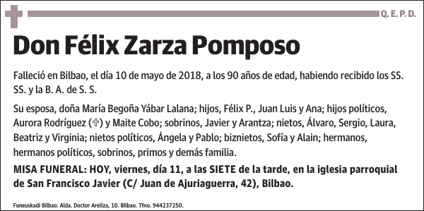 Félix Zarza Pomposo