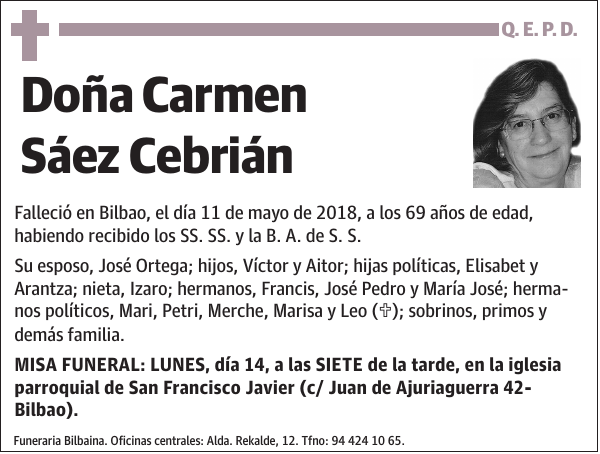 Carmen Sáez Cebrián