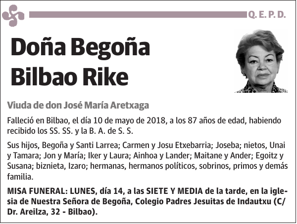 Begoña Bilbao Rike