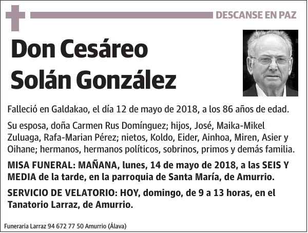 Cesáreo Solán González