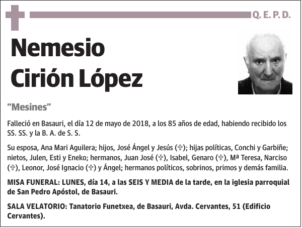 Nemesio Cirión López