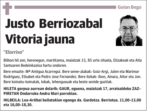 Justo Berriozabal Vitoria