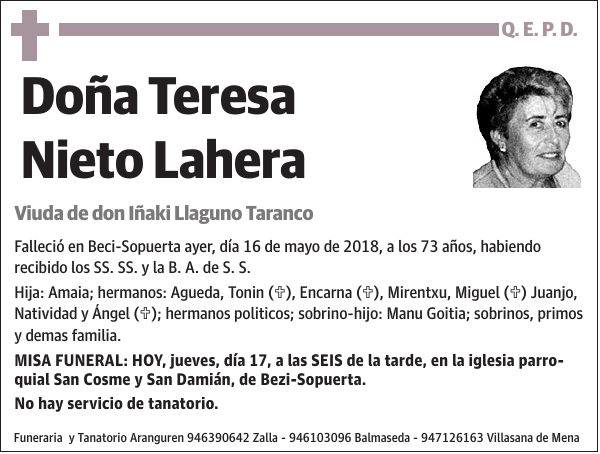 Teresa Nieto Lahera