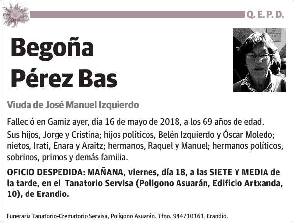 Begoña Pérez Bas