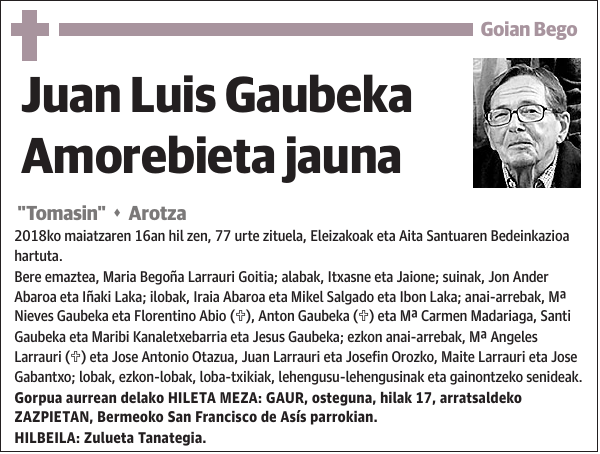 Juan Luis Gaubeka Amorebieta