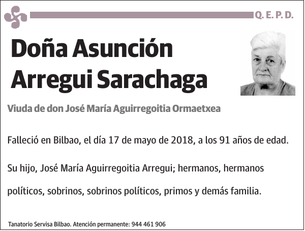 Asunción Arregui Sarachaga