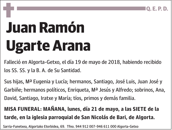 Juan Ramón Ugarte Arana