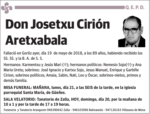 Josetxu Cirión Aretxabala