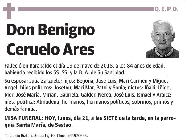 Benigno Ceruelo Ares