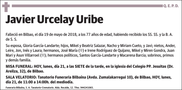 Javier Urcelay Uribe