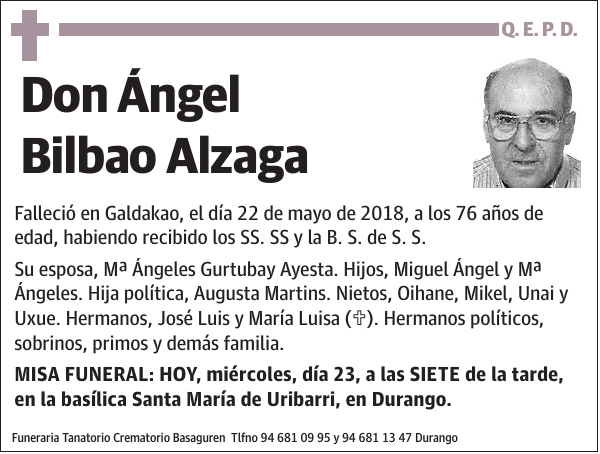 Ángel Bilbao Alzaga