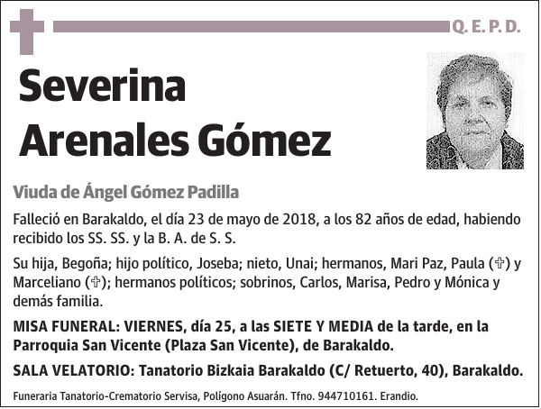 Severina Arenales Gómez