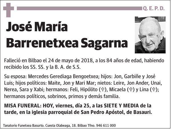 José María Barrenetxea Sagarna