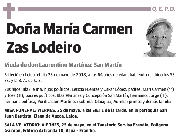 María Carmen Zas Lodeiro