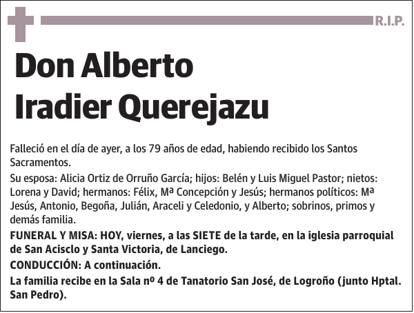 Alberto Iradier Querejazu