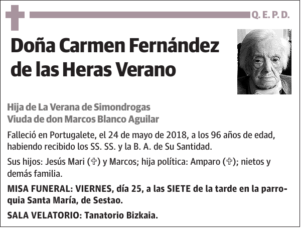 Carmen Fernández de las Heras Verano