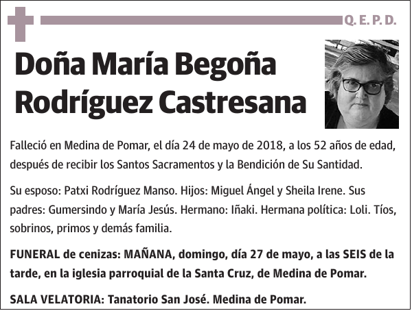 María Begoña Rodríguez Castresana