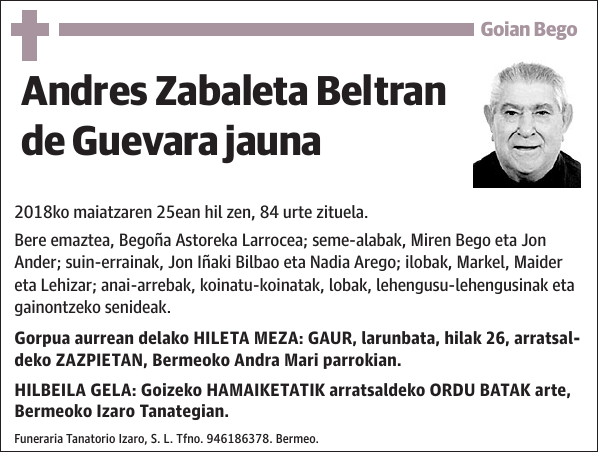 Andres Zabaleta Beltran de Guevara