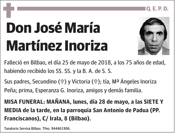 José María Martínez Inoriza