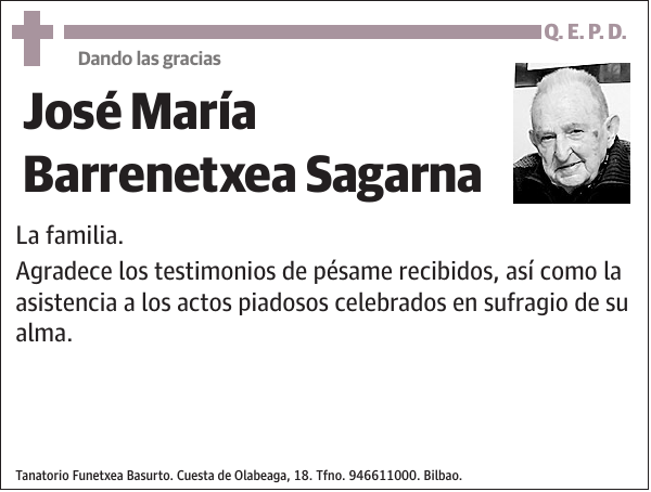 José María Barrenetxea Sagarna