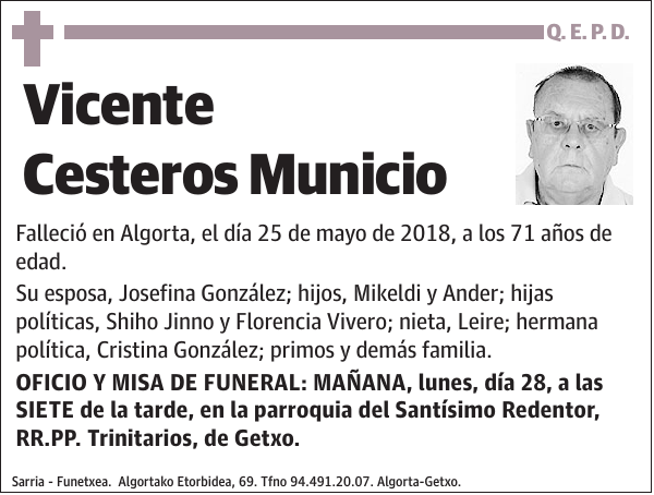 Vicente Cesteros Municio