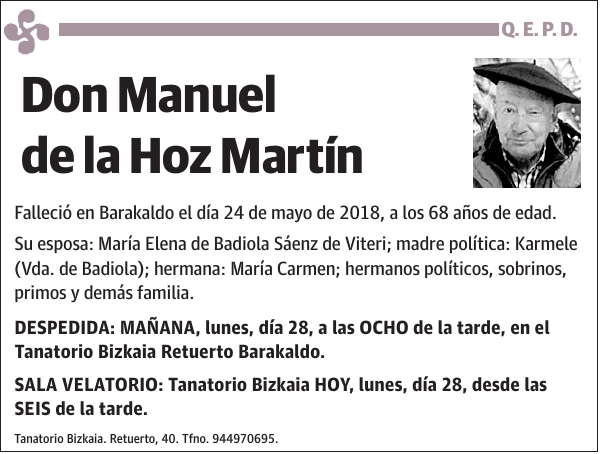 Manuel de la Hoz Martín