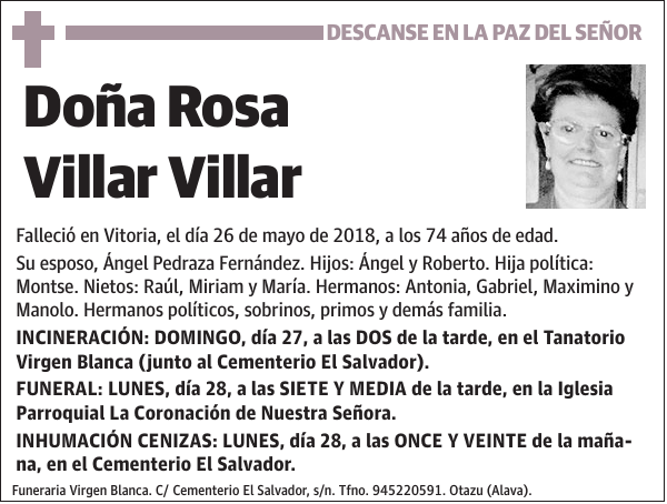 Rosa Villar Villar