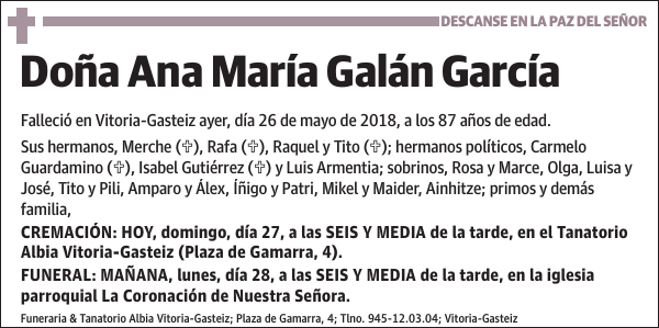 Ana María Galán García