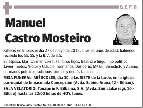 Manuel Castro Mosteiro