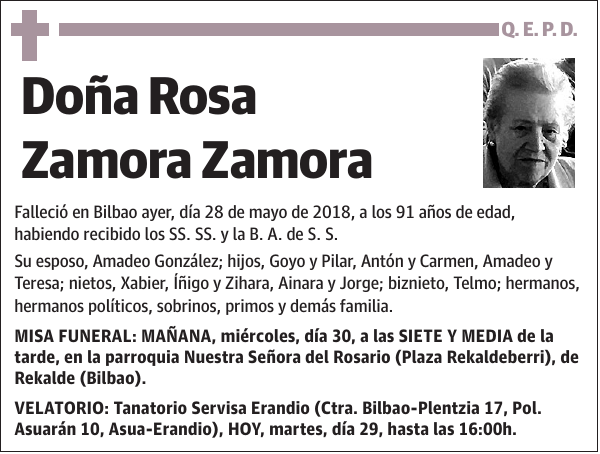 Rosa Zamora Zamora