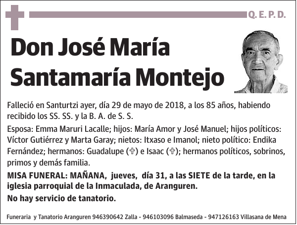 José María Santamaría Montejo